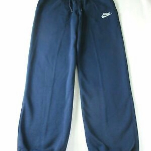 Nike Men's Club Fleece Tapered Jogger Pants Navy Blue - Picture 5 of 7